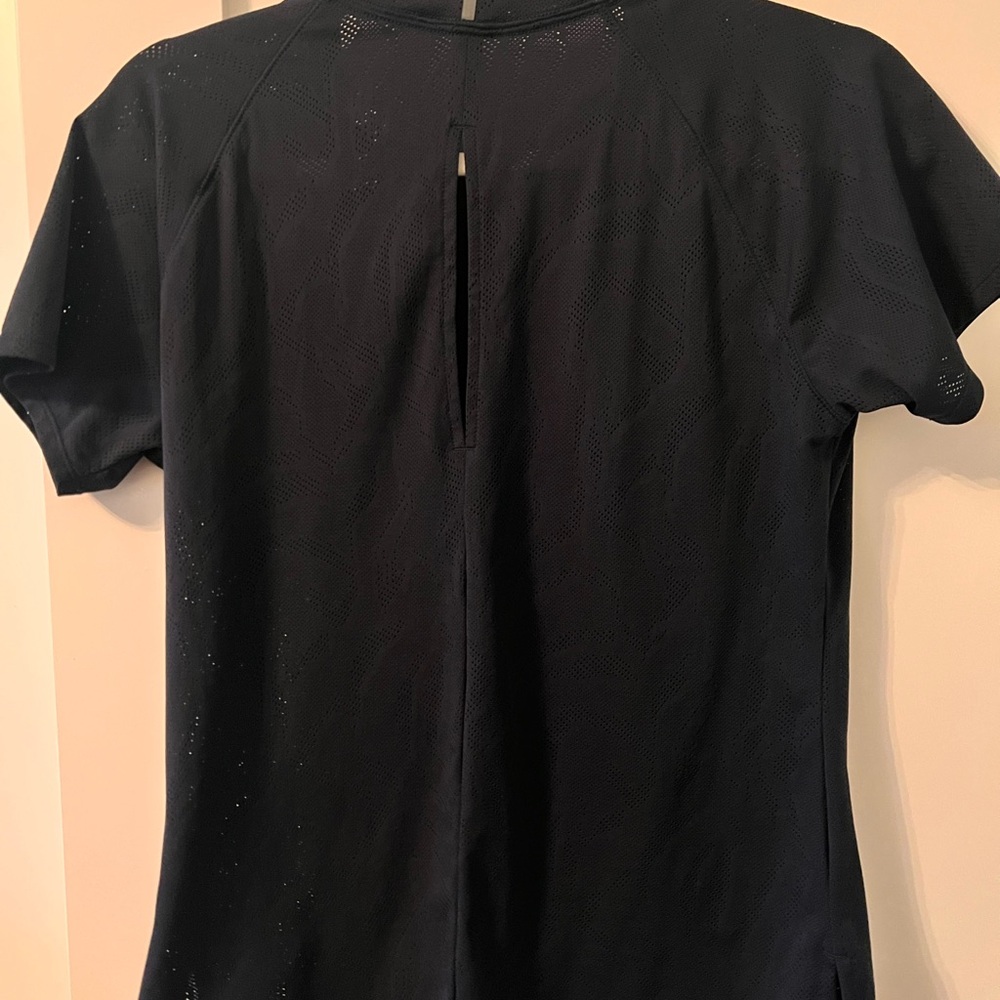 New Balance Navy Blue Fitted Short Sleeve T-Shirt